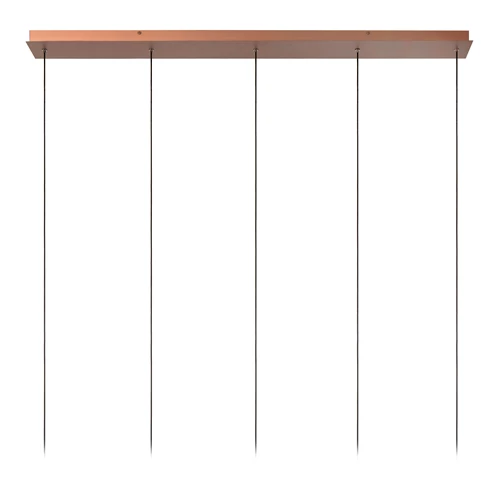 Lucide JASMINE - Pendant light - LED Dim. - CCT - 5x4W 2200K/3300K - Copper - Premium - detail 4